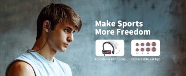 Otium Bluetooth Earbuds Wireless Headphones Bluetooth Headphones, Sports Earbuds - Image 8