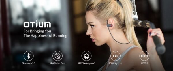 Otium Bluetooth Earbuds Wireless Headphones Bluetooth Headphones, Sports Earbuds - Image 9