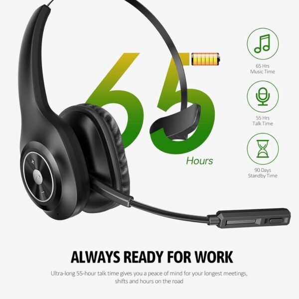 Bluetooth Headset M99 Wireless Headset with Microphone - Image 5