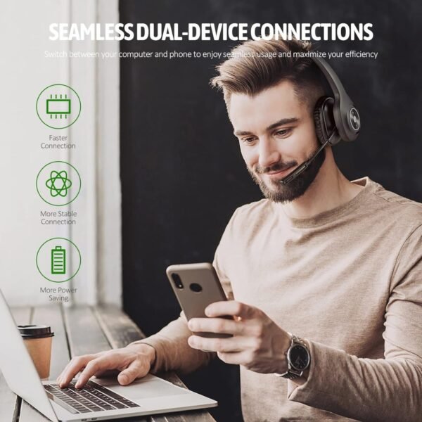 Bluetooth Headset M99 Wireless Headset with Microphone - Image 7