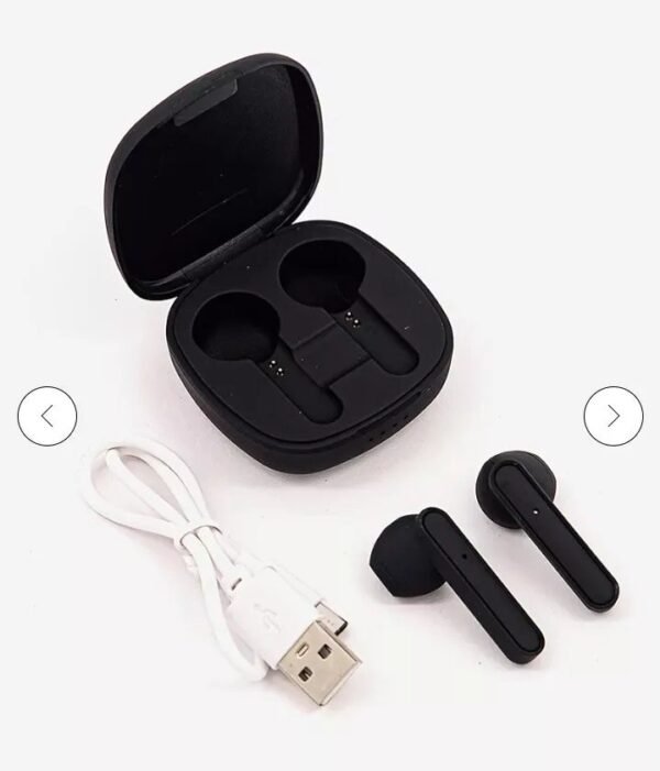 True Wireless Earbuds With Charging Case, Black - Image 2