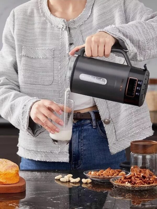 AUTOMATIC NUT MILK MAKER Glass Inner Homemade Grain Machine Delay Boil Water - Image 3