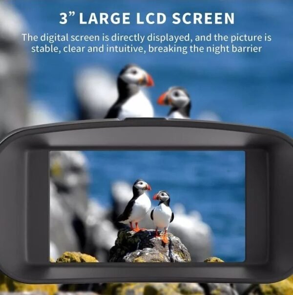 Night Vision Goggles, 4K Rechargeable Night Vision Binoculars for Adults, 3'' La - Image 6