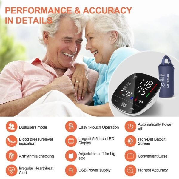 Blood Pressure Machine Automatic Digital Digital Blood - FC-BP101 - Image 5